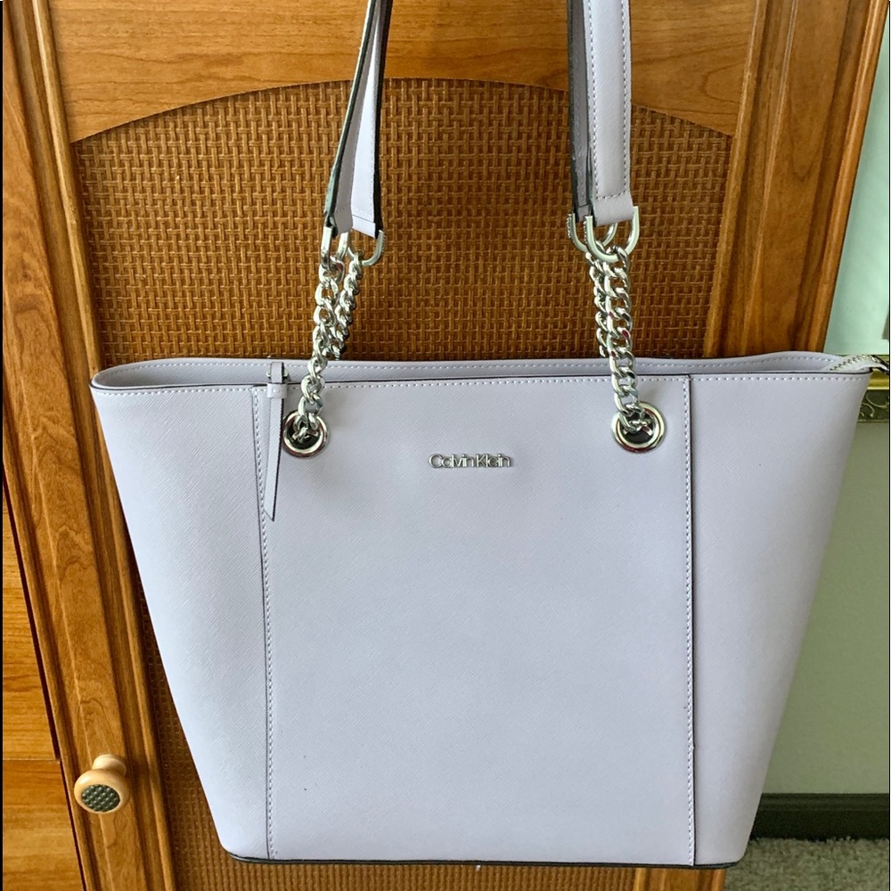 Calvin Klein Leather Tote